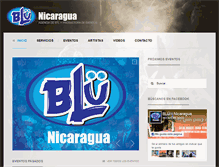 Tablet Screenshot of blunicaragua.com